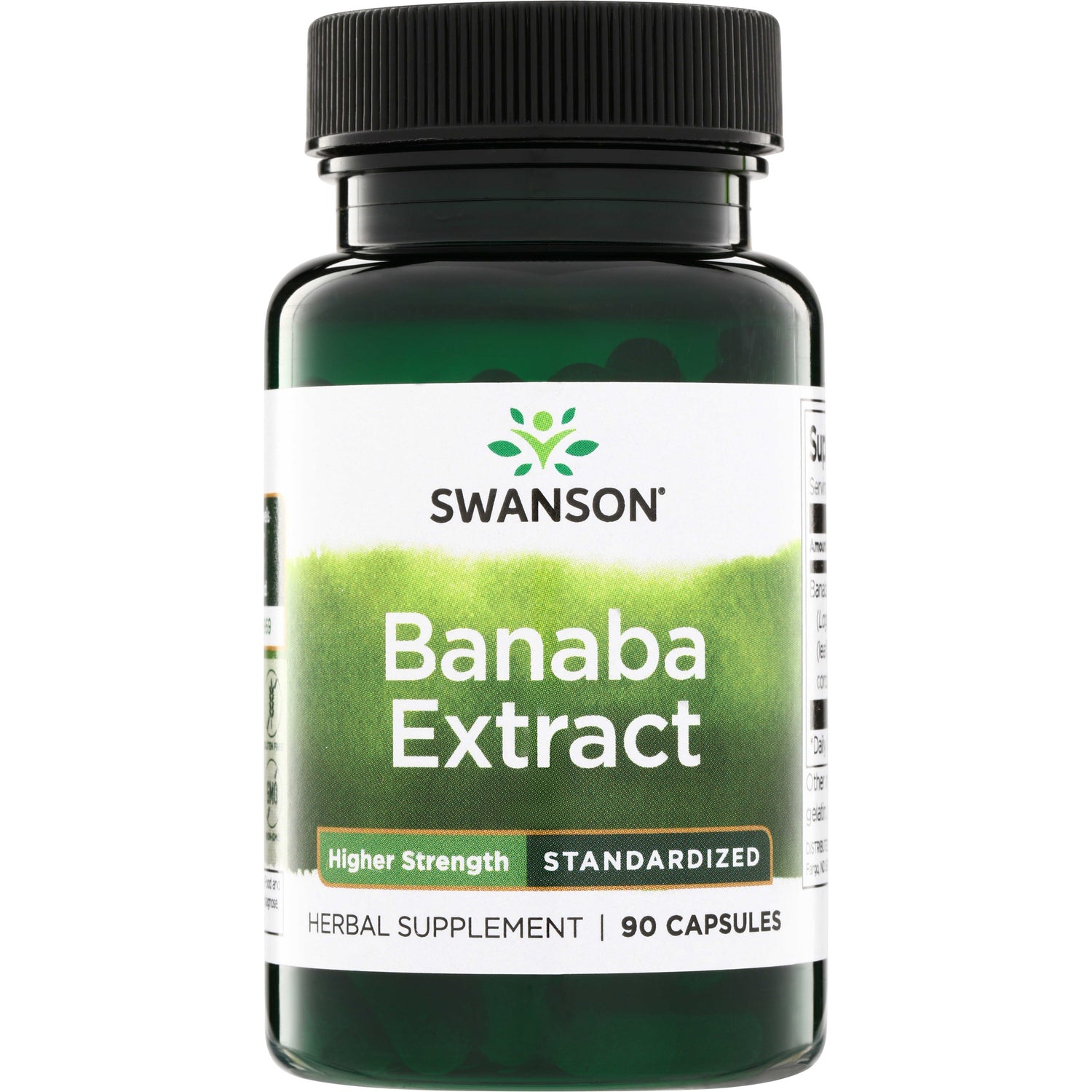 SWH140 | Swanson Banaba Extract, Higher Strength, Standardized, herbal supplement, 90 capsules
