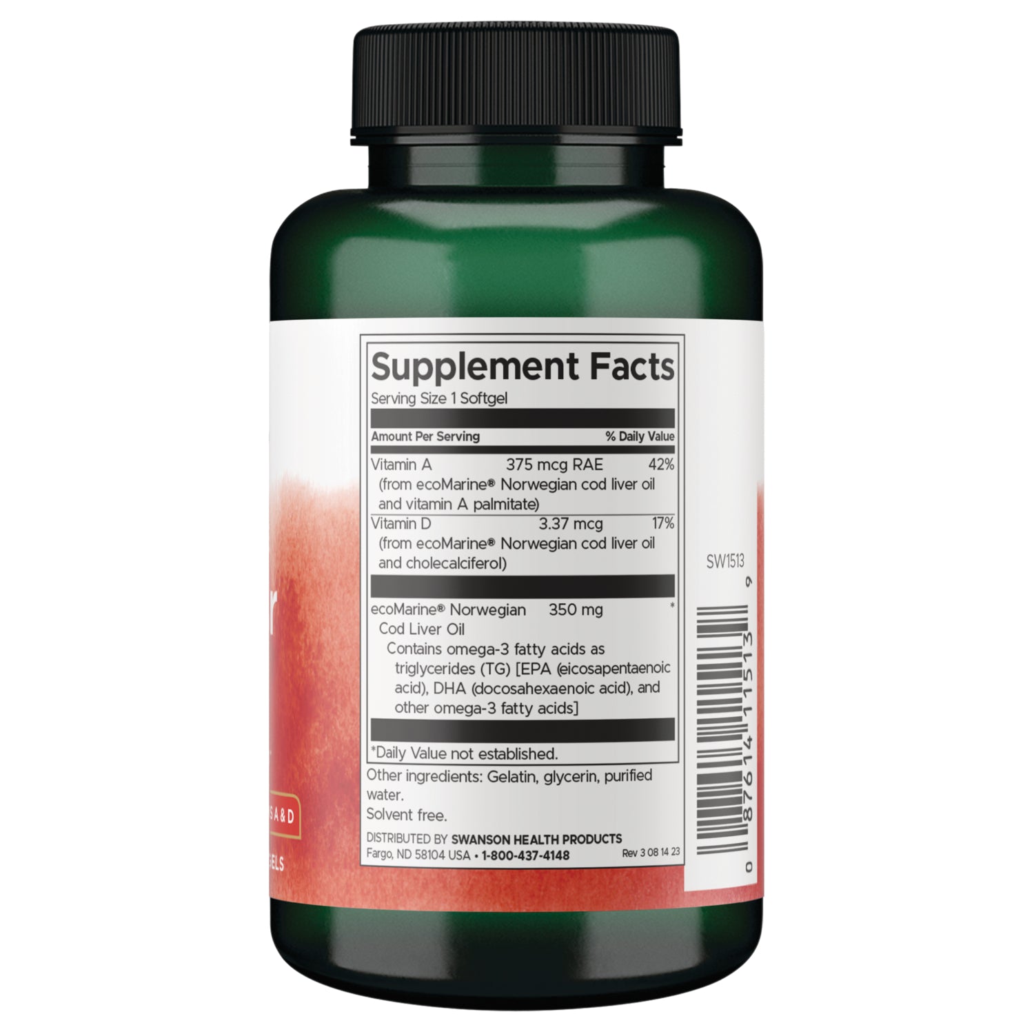 SW1513 | Softgel capsule with centimeter and inch rulers for size reference