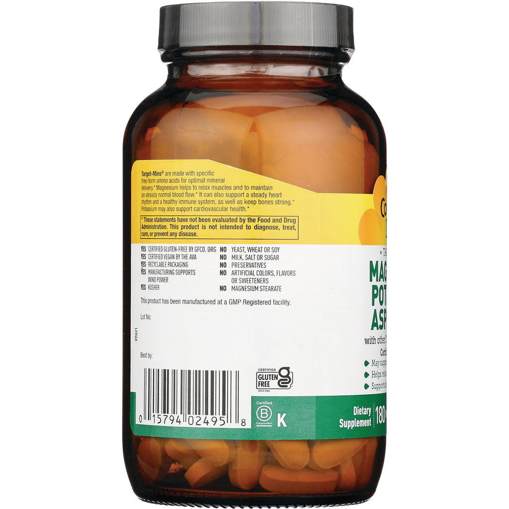 CRL243 | back label of amber supplement bottle showing ingredients panel, barcode, and orange capsules - Thumbnail