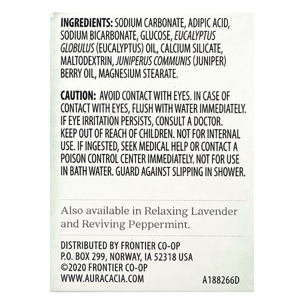 ARC054 | Back panel showing ingredients, caution warnings, distributor info and text Also available in Relaxing Lavender and Reviving Peppermint - Thumbnail