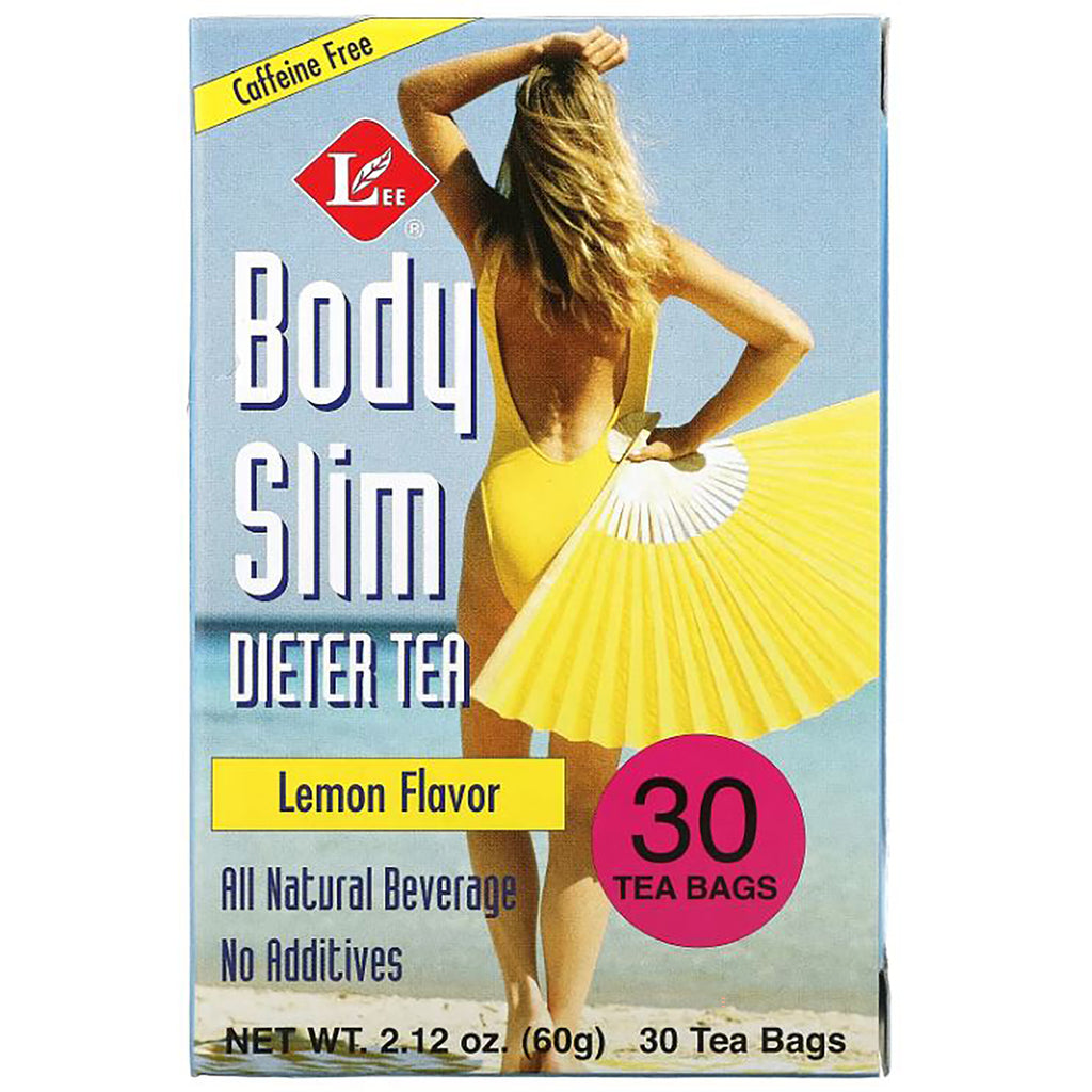 UL010 | Body Slim Dieter Tea Lemon Flavor front of box, caffeine free, 30 tea bags - Thumbnail