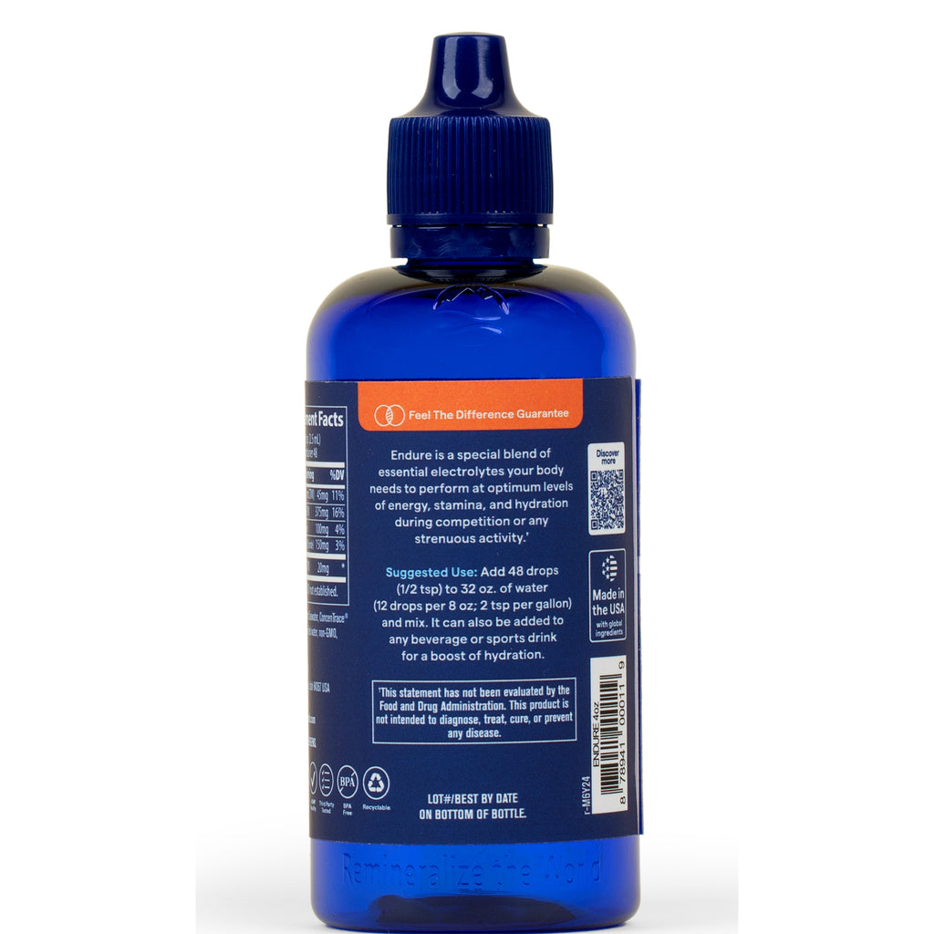 TM059 | Back of blue dropper bottle with directions, supplement facts, QR code, and barcode - Thumbnail