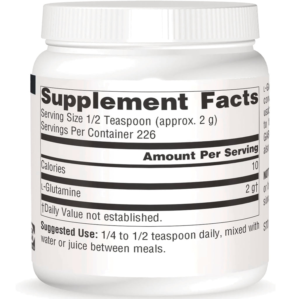 SN532 | Back label showing Supplement Facts, serving size 1/2 teaspoon (approx. 2 g), servings per container 226 - Thumbnail