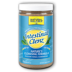 AGA002 | Natural Balance Intestinal Clenz jar, Nature's Cleansing Formula psyllium-herbal powder, 21 oz