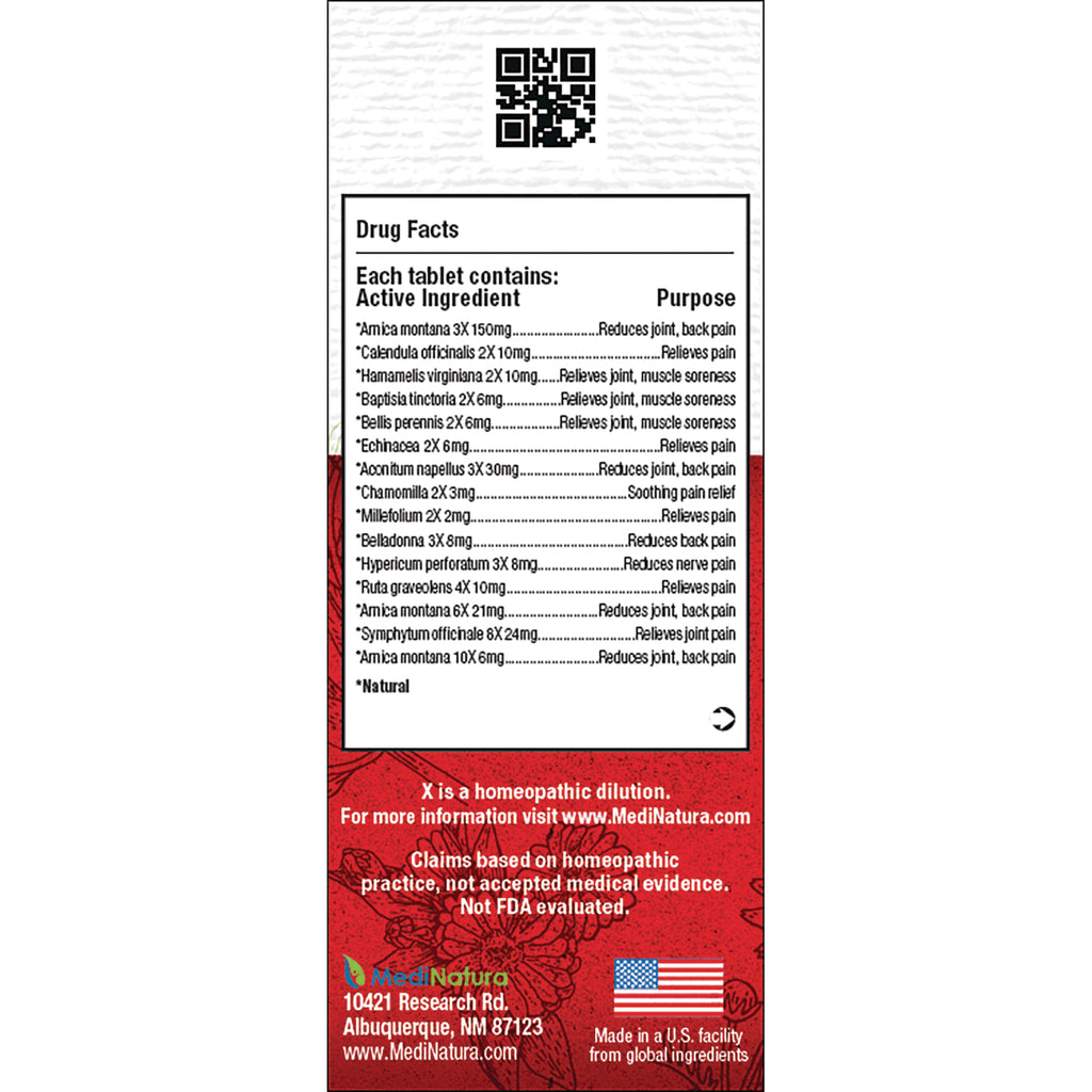 MNA041 | Drug Facts panel listing active ingredients, purposes, uses, warnings, directions and inactive ingredients - Thumbnail