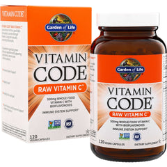 GLF146 | Garden of Life Vitamin Code Raw Vitamin C 500mg, 120 vegan capsules