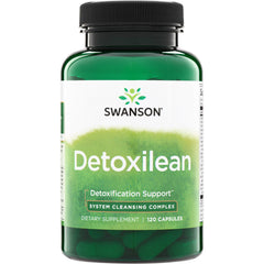 SWD035 | Swanson Detoxilean bottle, Detoxification Support, System Cleansing Complex, dietary supplement, 120 capsules