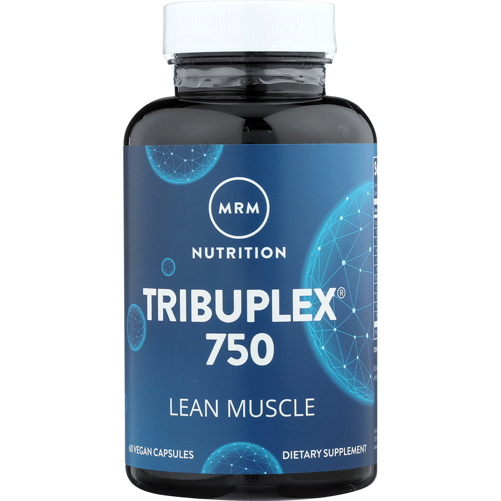 MRM007 | blue supplement bottle labeled TRIBUPLEX 750 Lean Muscle by MRM Nutrition - Thumbnail