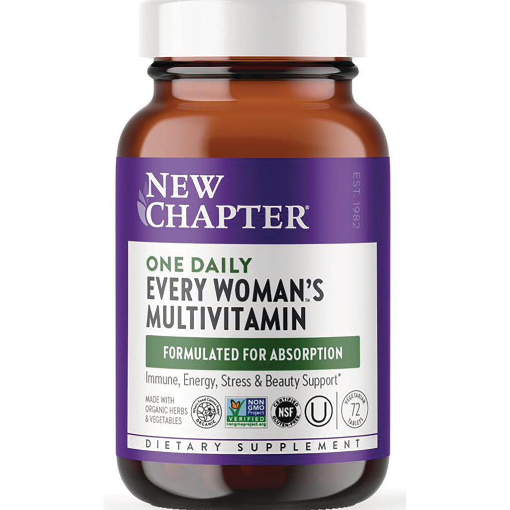 NWC145 | New Chapter One Daily Every Woman's multivitamin bottle labeled Formulated for Absorption - Thumbnail