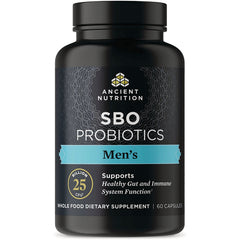 ATN117 | Ancient Nutrition SBO Probiotics Men's bottle, black label, 60 capsules, 25 billion CFU