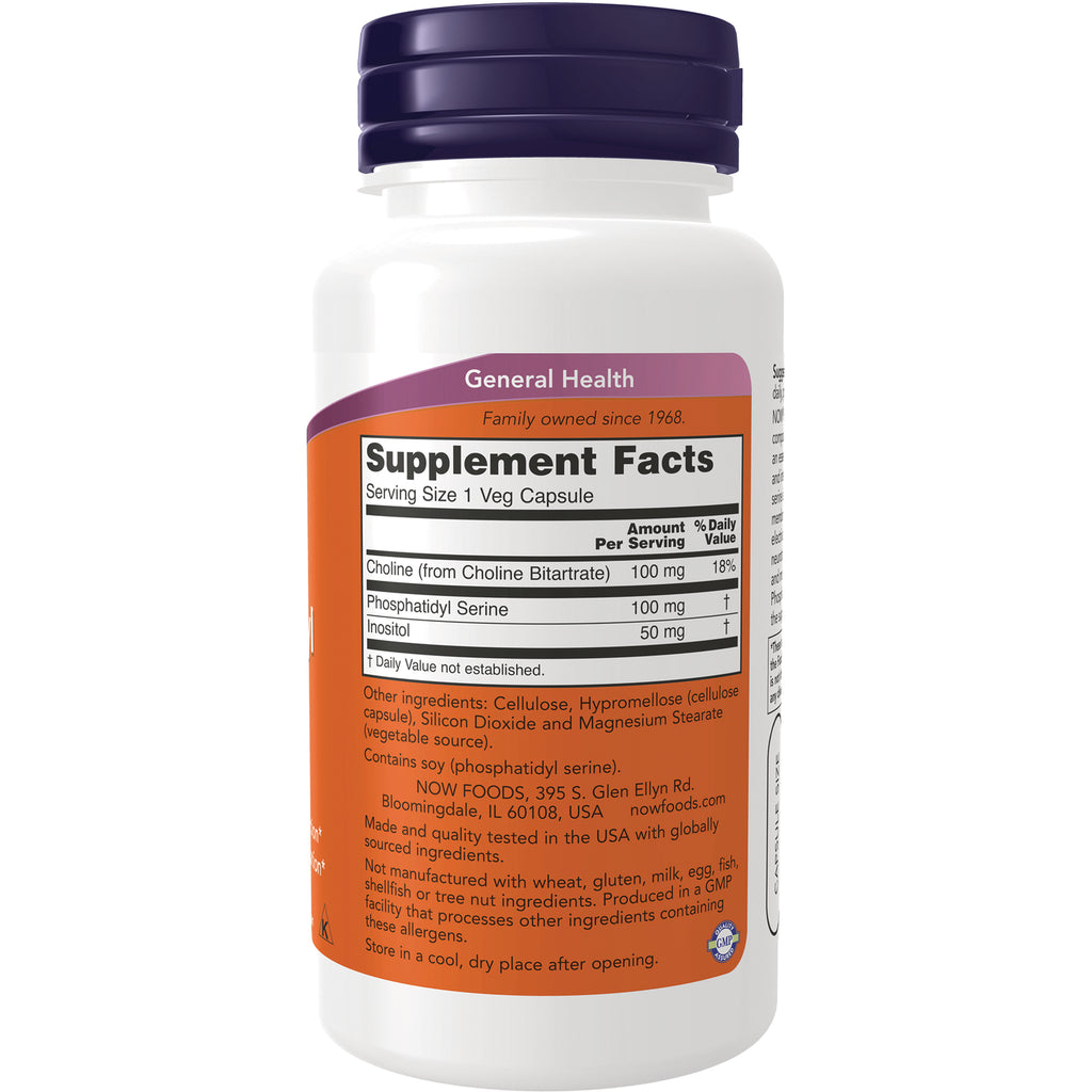 NWF1059 | Back of white supplement bottle showing Supplement Facts panel and ingredient text - Thumbnail