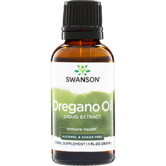 SW1173 | Swanson Oregano Oil Liquid Extract, Alcohol & Sugar Free, 1 fl oz