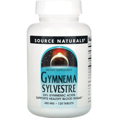 SN562 | Source Naturals Gymnema Sylvestre 450 mg dietary supplement, 120 tablets