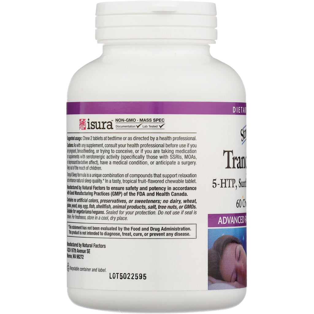 NFC029 | Back label of white supplement bottle showing usage directions, warnings, and lot number LOT5022595 - Thumbnail