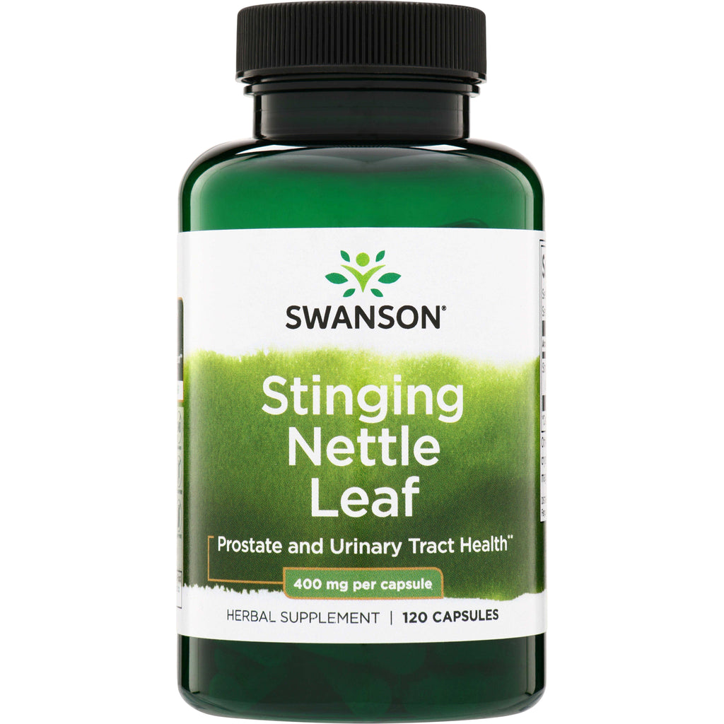 SW1346 | Swanson Stinging Nettle Leaf, 400 mg per capsule, herbal supplement, 120 capsules - Thumbnail