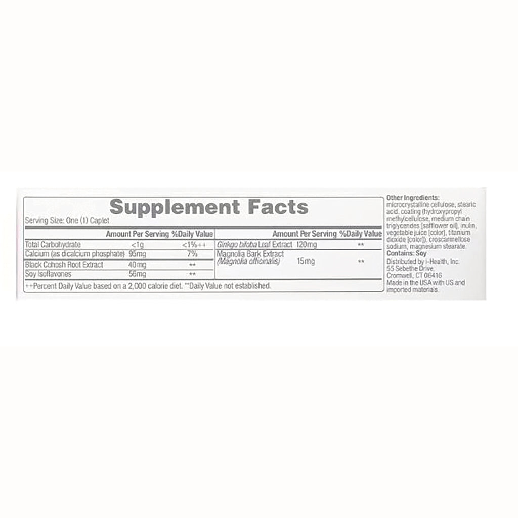 AFB005 | Supplement Facts panel with ingredients and allergen info (contains soy) - Thumbnail