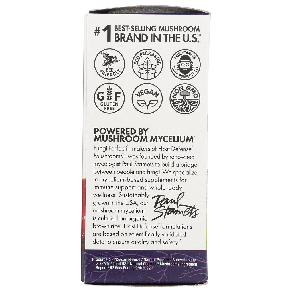 FUN024 | side panel with icons for bee friendly, eco packaging, gluten free, vegan, non-GMO and Powered by mushroom mycelium - Thumbnail