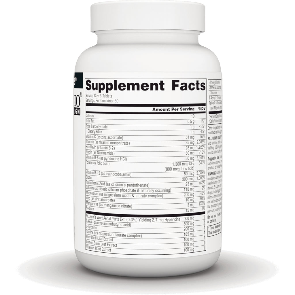 SN175 | Supplement Facts panel on white supplement bottle showing nutrition and ingredient details - Thumbnail