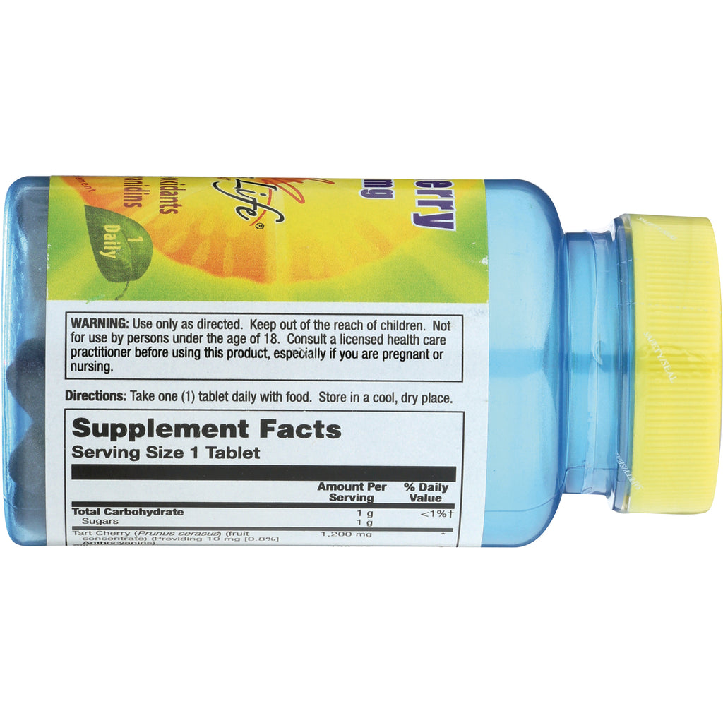 NSL027 | Blue supplement bottle back label with Supplement Facts panel and warning, Serving Size 1 Tablet - Thumbnail
