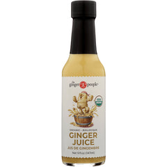 GPE008 | The Ginger People organic ginger juice bottle, 5 fl oz, front label with USDA Organic badge