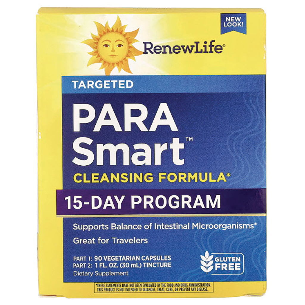 RNL035 | RenewLife PARA Smart cleansing formula 15-day program box labeled gluten free - Thumbnail