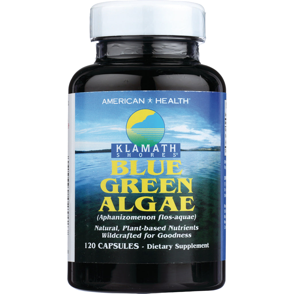 AM127 | American Health Klamath Shores Blue Green Algae dietary supplement, 120 capsules - Thumbnail