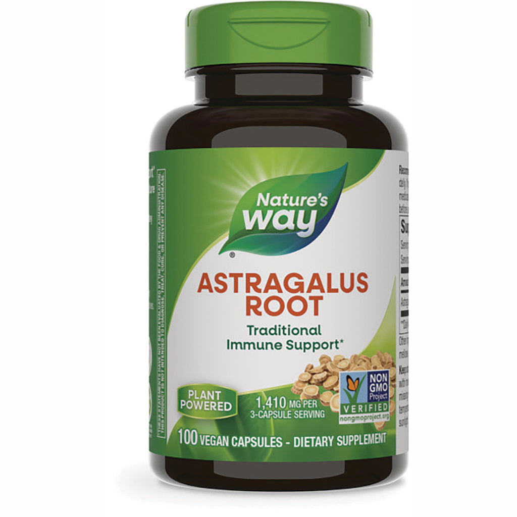 NW109 | Nature's Way Astragalus Root bottle, traditional immune support, 100 vegan capsules - Thumbnail
