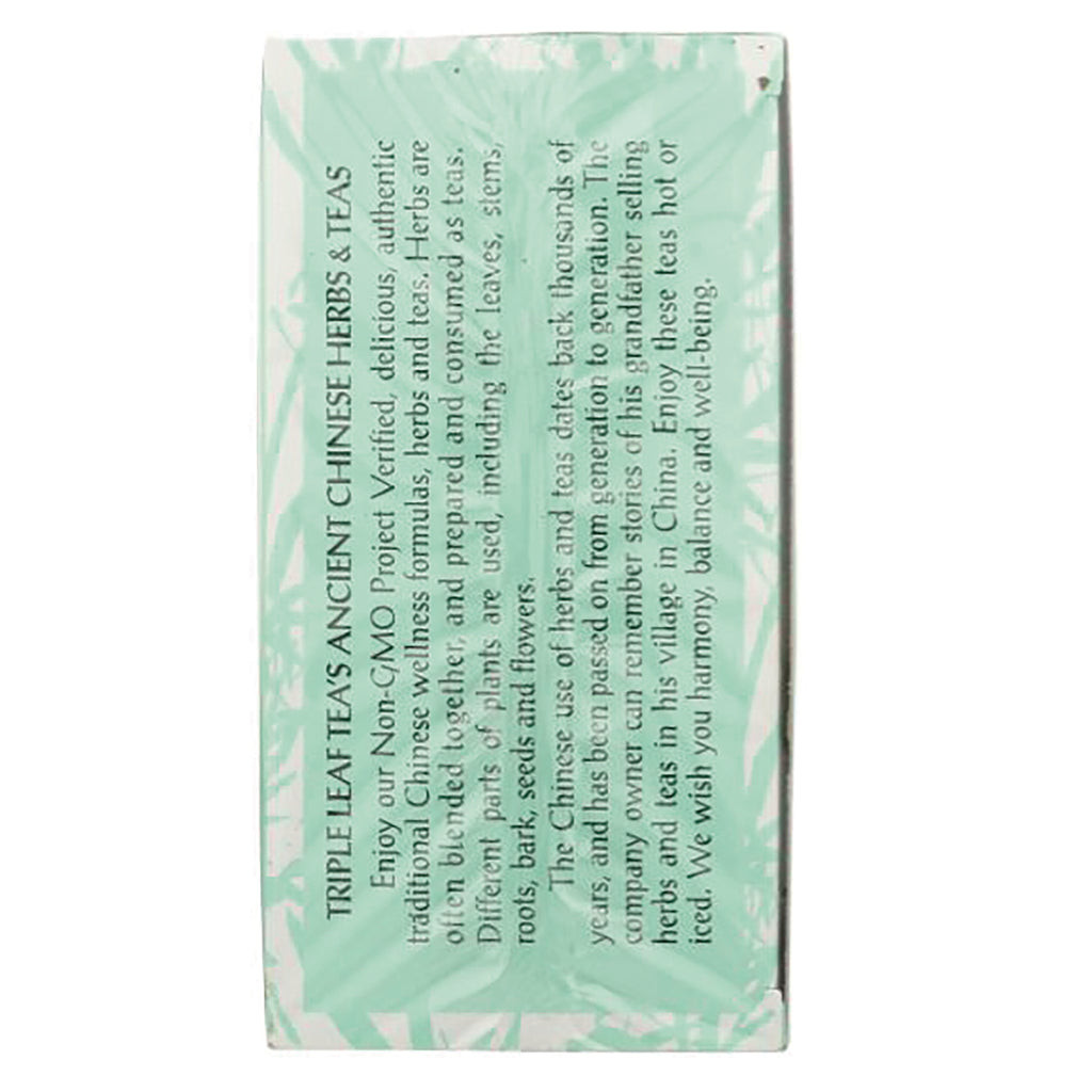TLT019 | Side panel text: Triple Leaf Teas Ancient Chinese Herbs & Teas with product description - Thumbnail
