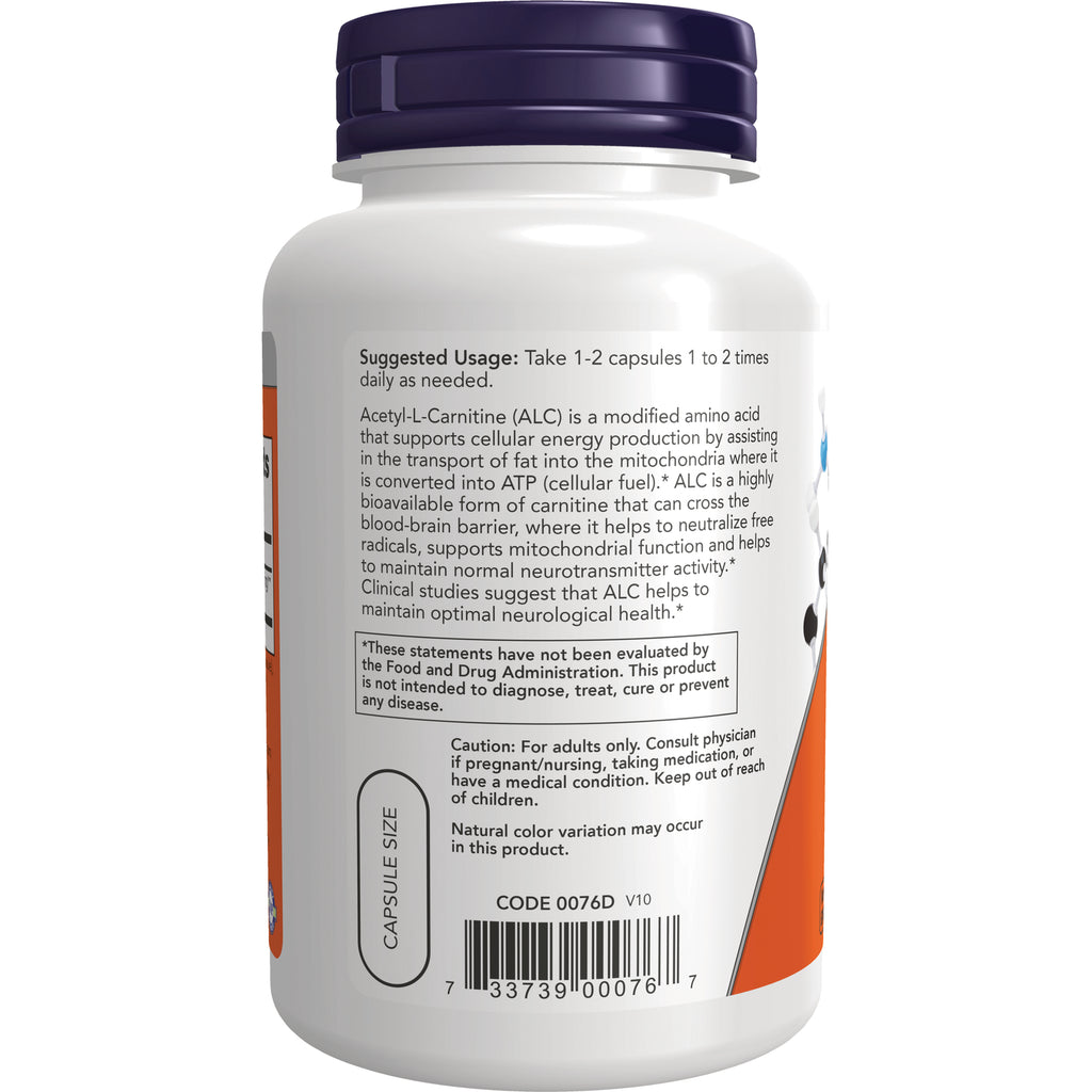 NWF012 | Back label of white supplement bottle showing suggested usage, warnings, and barcode - Thumbnail