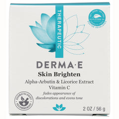 DE001 | DERMAE Skin Brighten box labeled Alpha-Arbutin & Licorice Extract Vitamin C 2 oz / 56 g