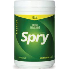 XL039 | Spry Natural Spearmint xylitol gum canister, sugar-free, 550 pieces