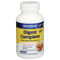 EMD006 | Enzymedica Digest Complete yellow label bottle, 90 capsules dietary supplement