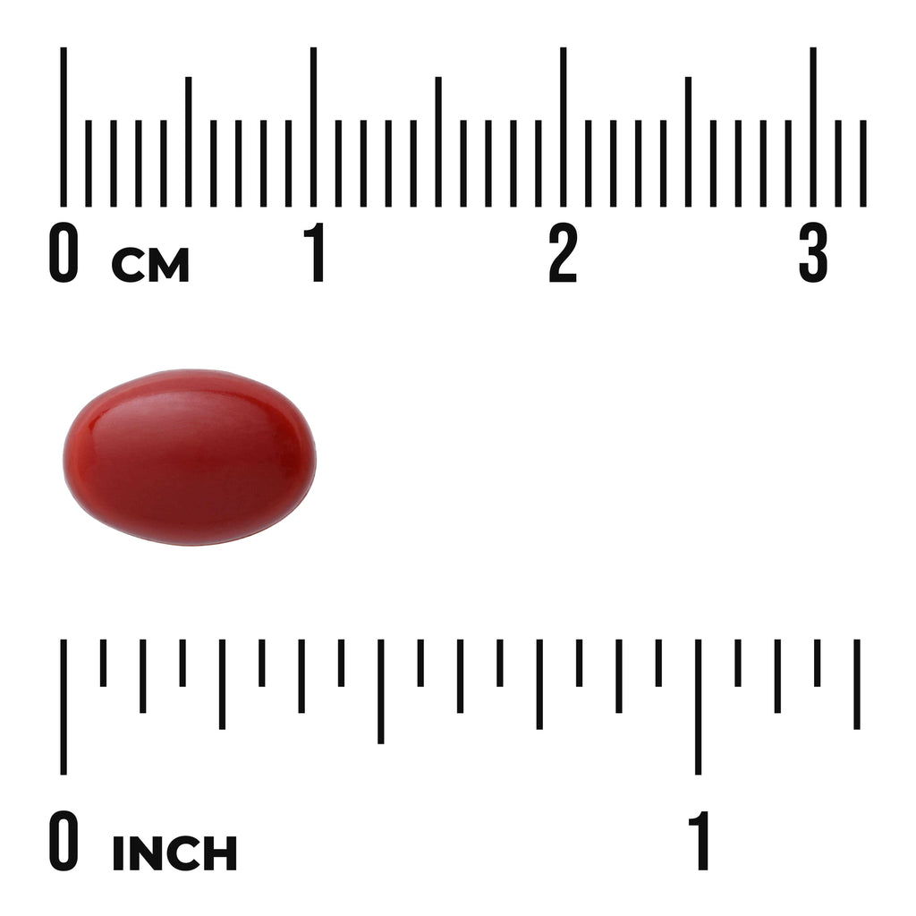 SW008 | Red softgel with size scale in cm and inches - Thumbnail