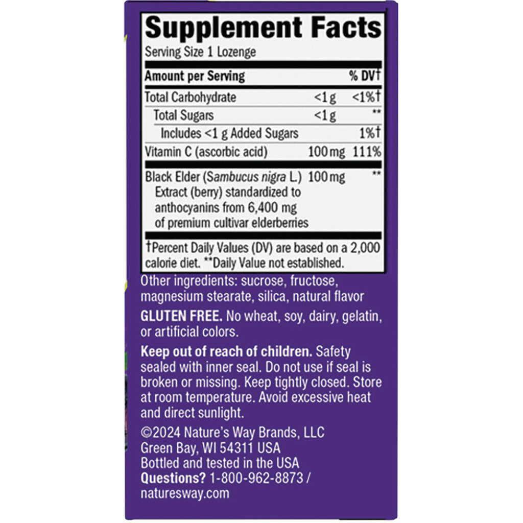 NW662 | Back label showing Supplement Facts, ingredients list, GLUTEN FREE notice and storage and safety warnings - Thumbnail