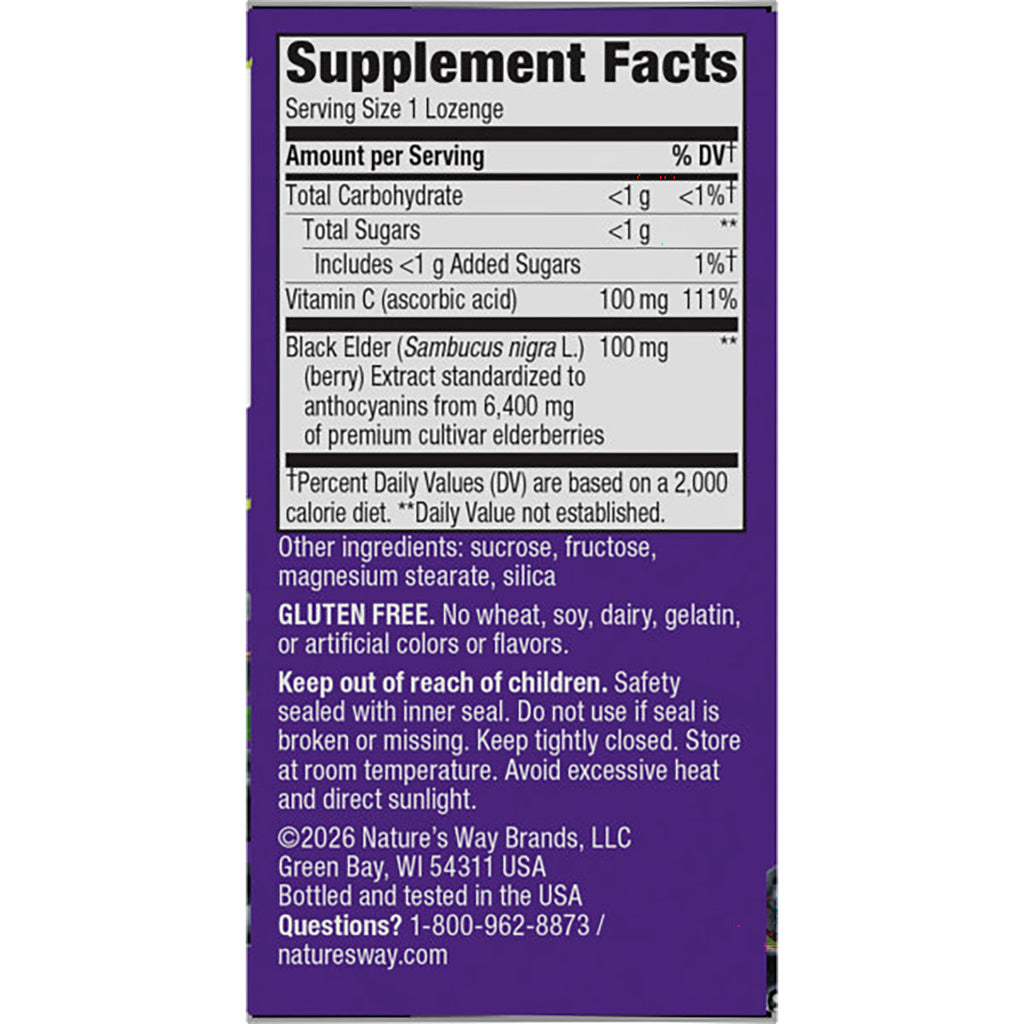 NW662 | Back label showing Supplement Facts, ingredients list, GLUTEN FREE notice and storage and safety warnings - Thumbnail