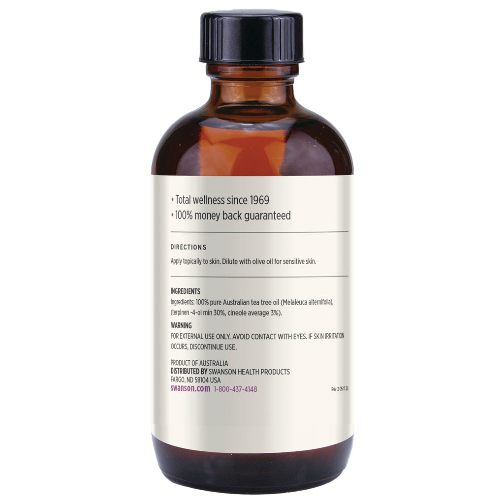 SWU673 | Back label: Ingredients 100% pure Australian tea tree oil - Thumbnail