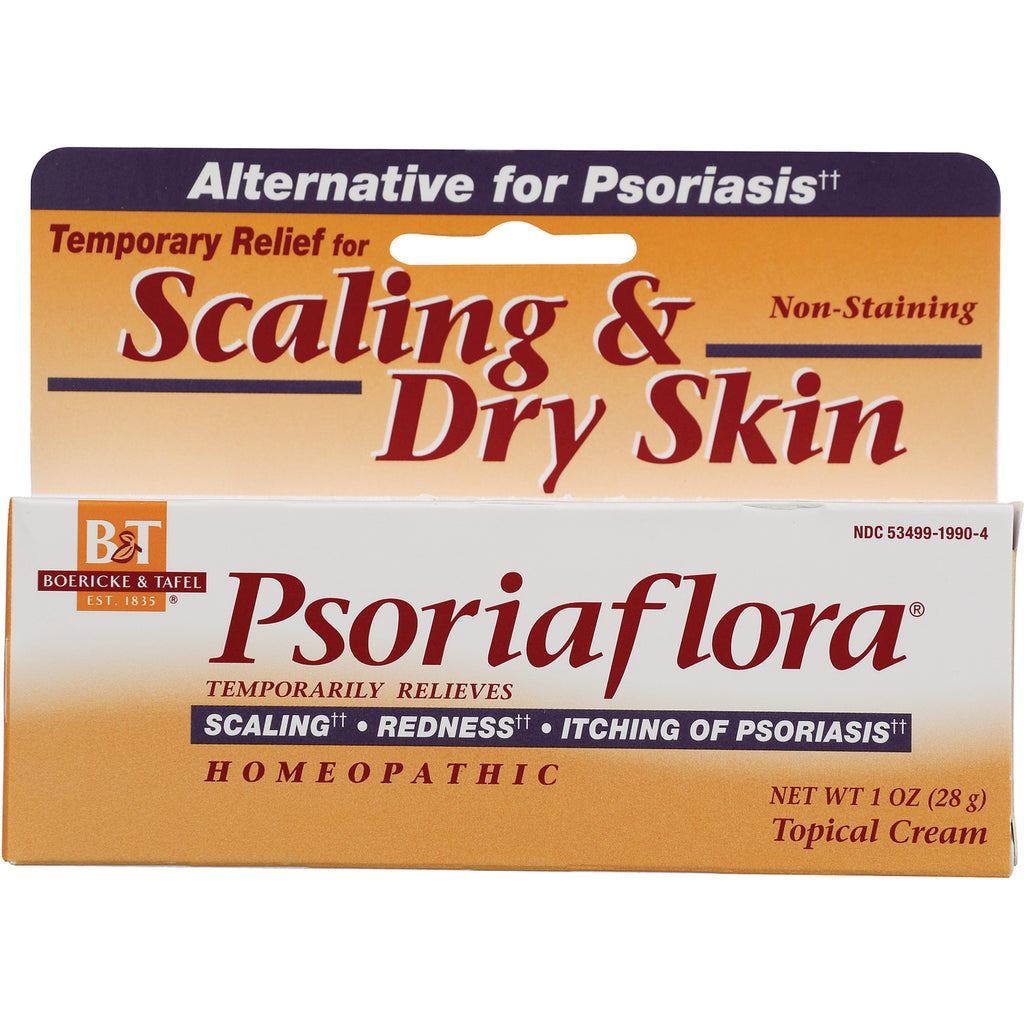 BRK005 | Psoriaflora topical cream box front showing Scaling & Dry Skin temporary relief packaging - Thumbnail