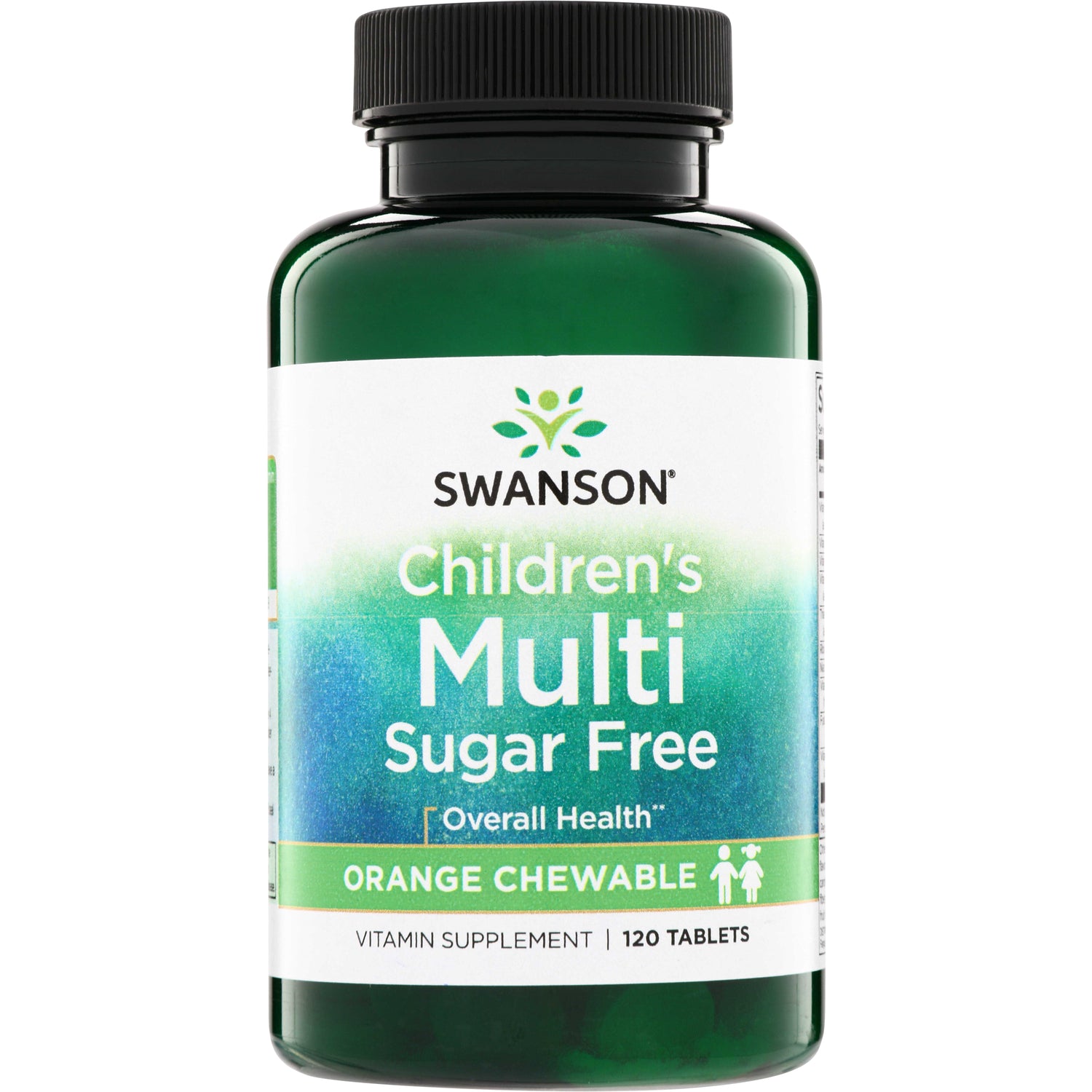 SW1670 | Swanson Children's Multi, Sugar Free Orange Chewable, Vitamin Supplement, 120 Tablets