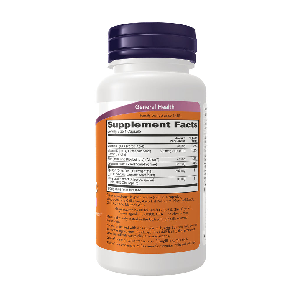 NWF946 | Back label of capsule bottle with Supplement Facts box - Thumbnail