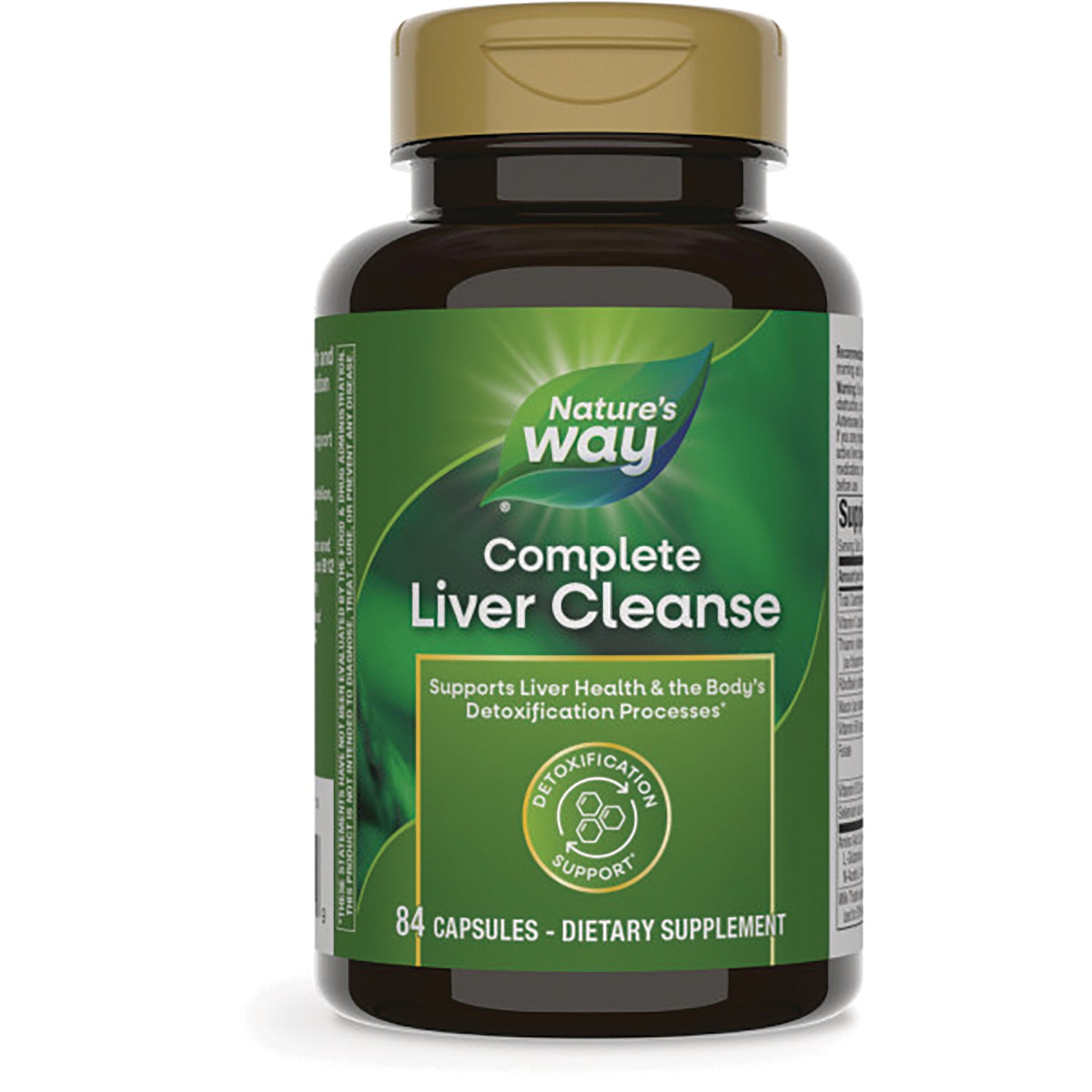 ET335 | Nature's Way Complete Liver Cleanse bottle with green label, 84 capsules dietary supplement