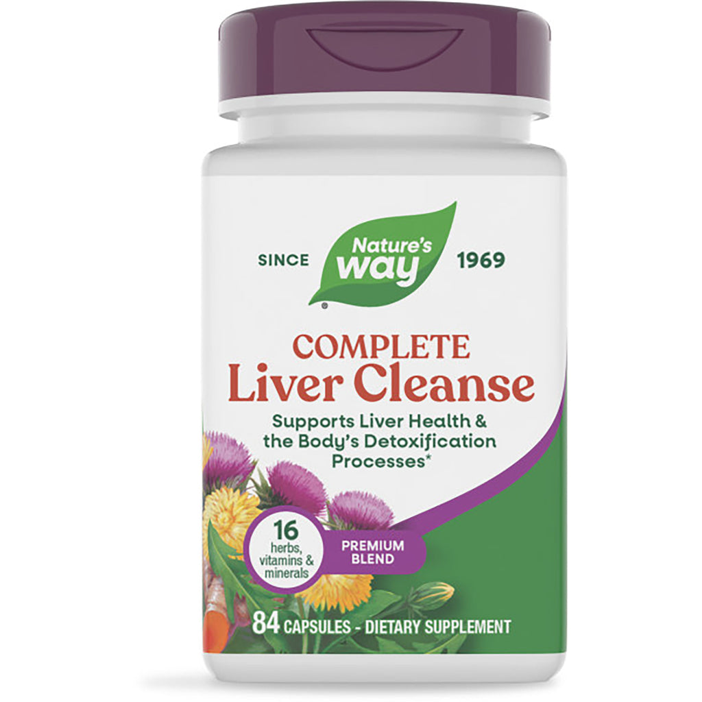 ET335 | Nature's Way Complete Liver Cleanse bottle with green label, 84 capsules dietary supplement - Thumbnail
