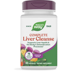 ET335 | Nature's Way Complete Liver Cleanse bottle with green label, 84 capsules dietary supplement