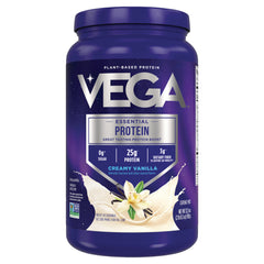 VGA001 | Vega Essential Protein powder, Creamy Vanilla, 25g protein, 0g sugar, 3g fiber