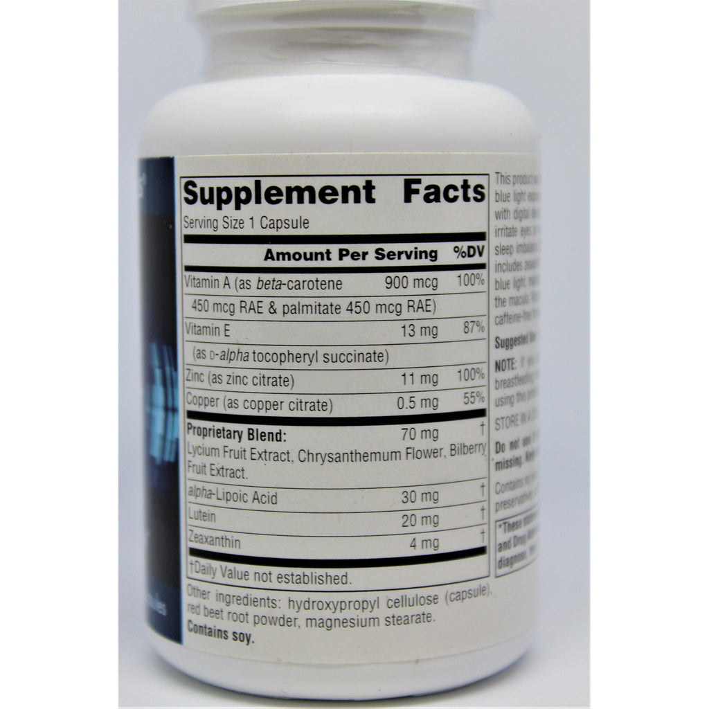 SN964 | Back label with Supplement Facts panel and serving size 1 capsule - Thumbnail