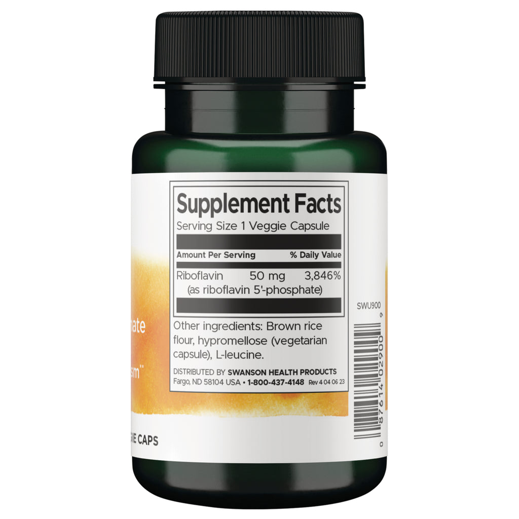 SWU900 | Back label with Supplement Facts - Thumbnail
