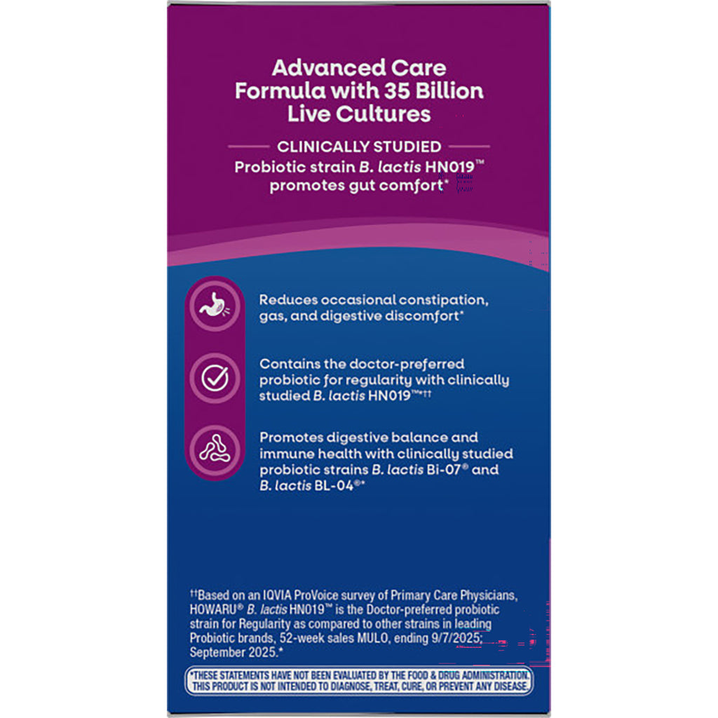 NW802 | Back of probiotic box reading Guaranteed Potency with potency, 15 strains, delayed-release capsule and no refrigeration needed - Thumbnail