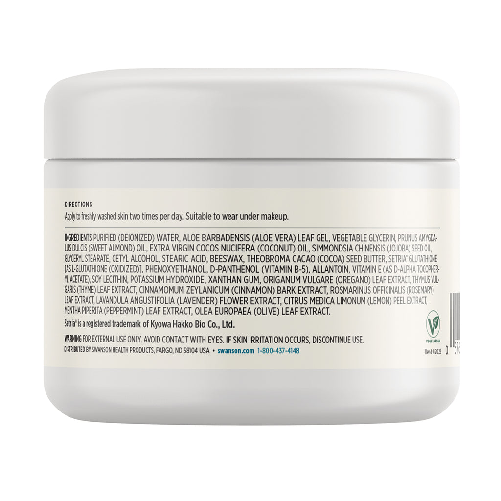 Swanson Premium L-Glutathione Cream Moisturizes Skin Swanson Vitamins Swanson Premium L-Glutathione Cream Moisturizes Skin Swanson Vitamins