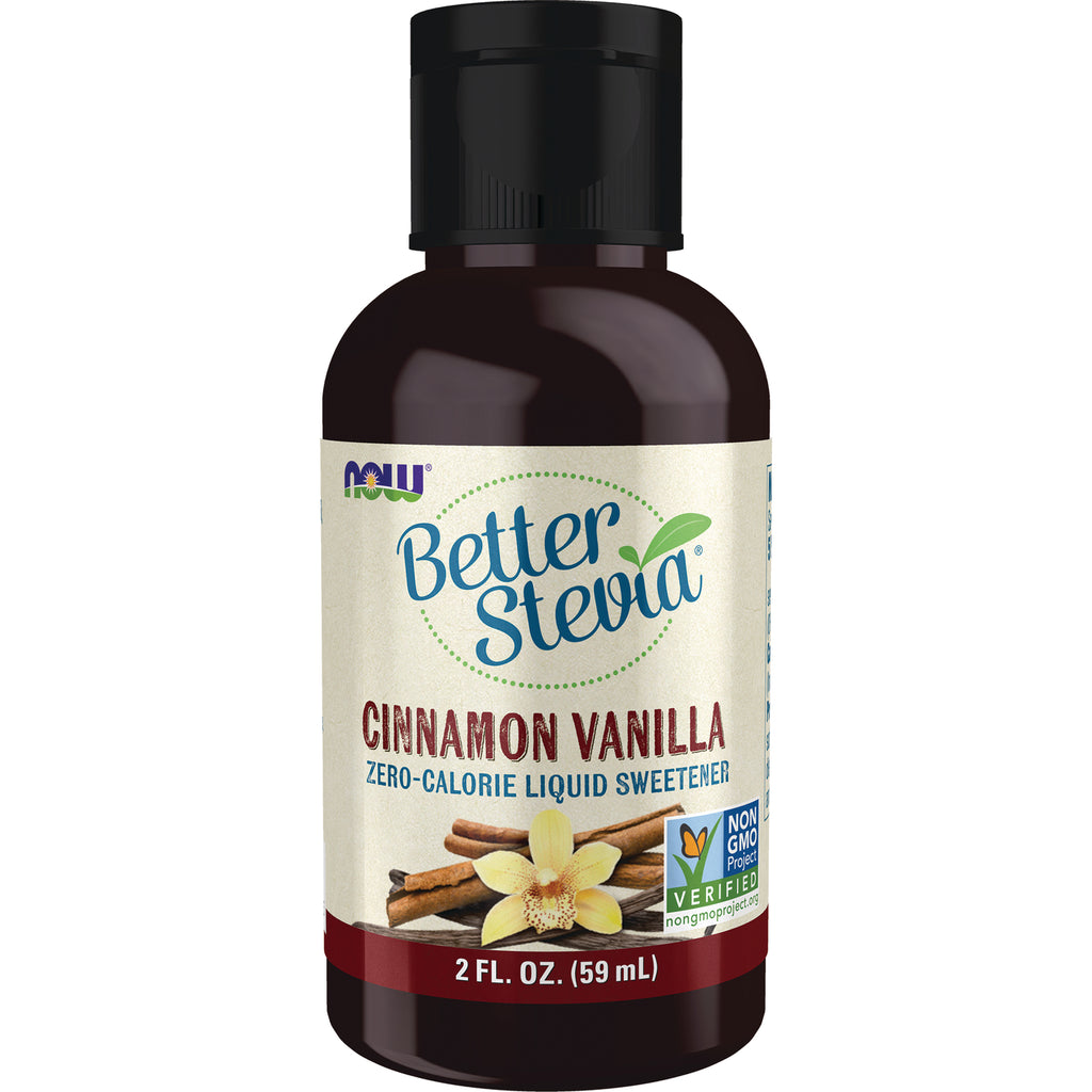 NWF1167 | Better Stevia cinnamon vanilla zero-calorie liquid sweetener 2 fl oz bottle, Non-GMO Verified - Thumbnail