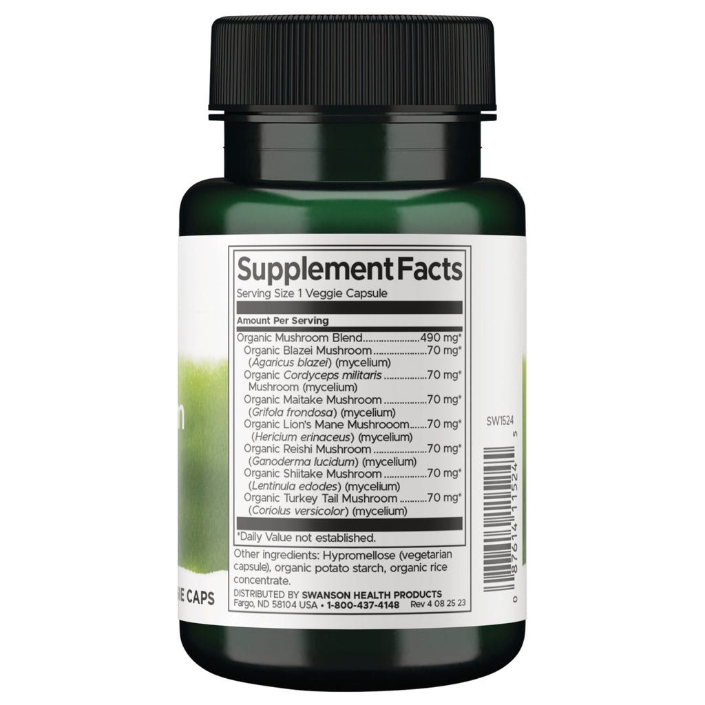 SW1524 | Back label with Supplement Facts - Thumbnail