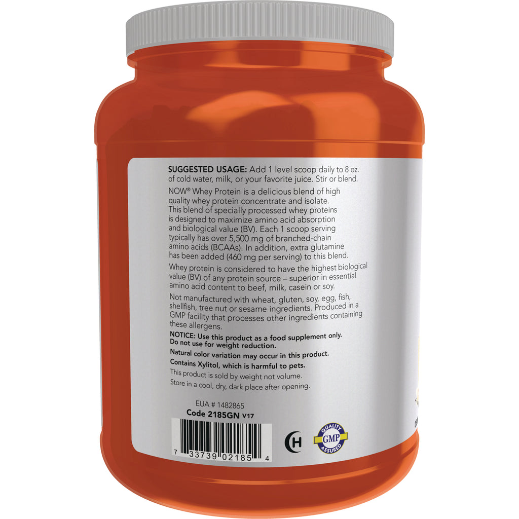 NWF917 | Back label on orange supplement jar showing suggested usage, warnings, and barcode - Thumbnail